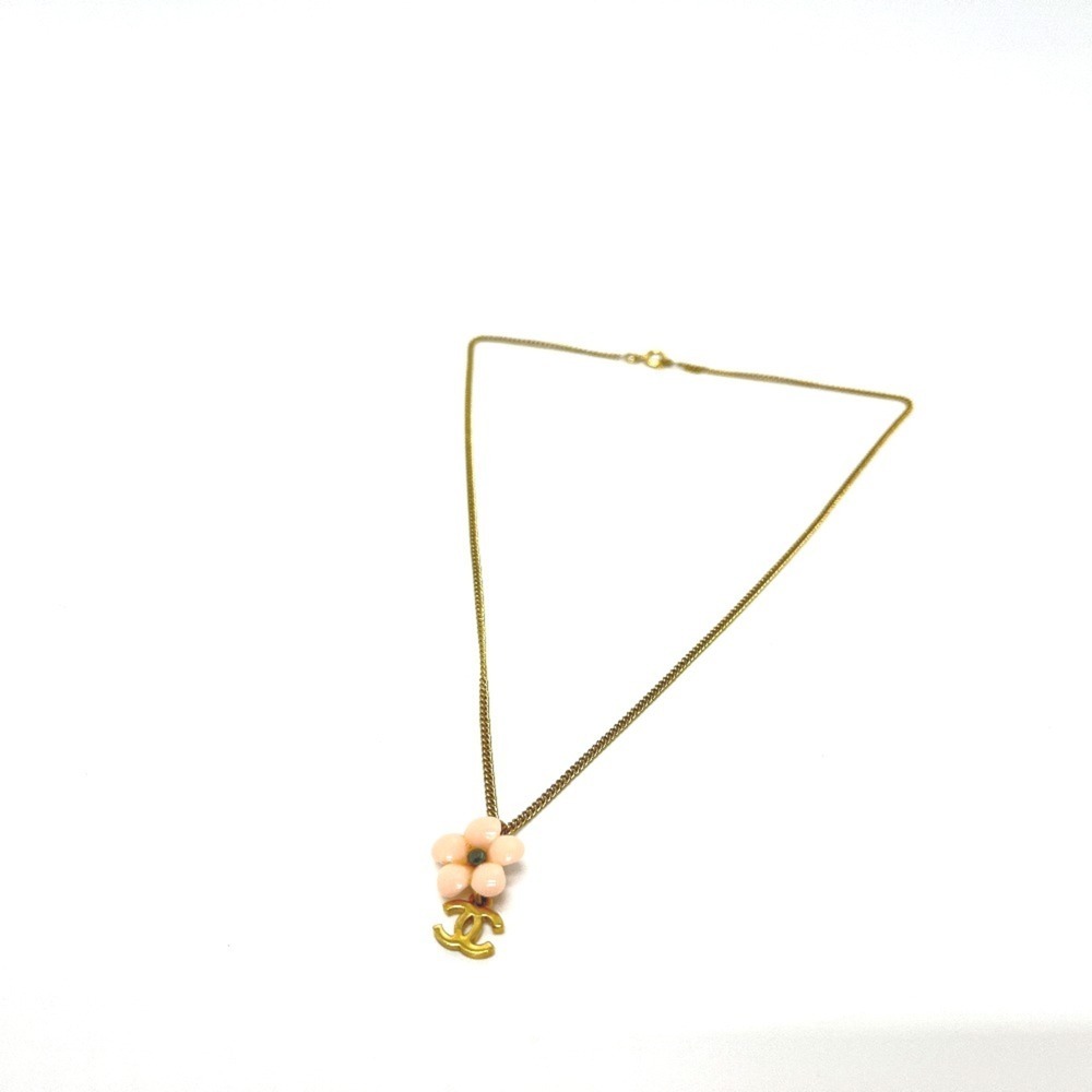 CHANEL Gold Logo Necklace - Picture 3 of 6